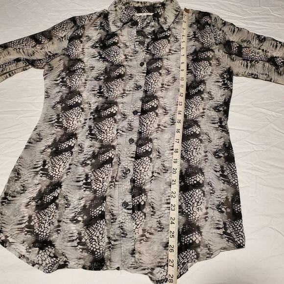 Cabi small womens button down sheer blouse - Picture 6 of 10